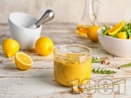 Рецепта Цитрусов дресинг с портокал, лимон и лайм за салата